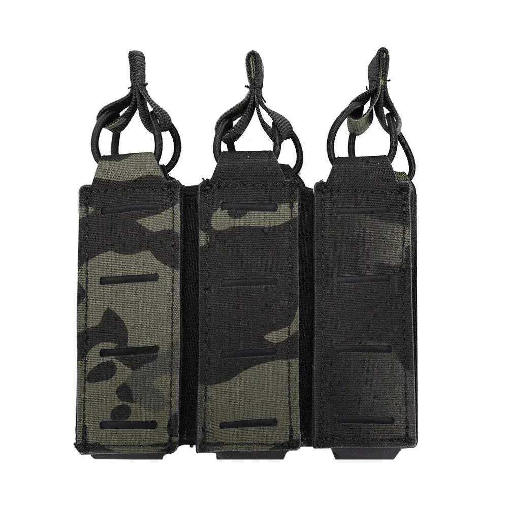 SINAIRSOFT Taktika LSR Triobla Revuo-Poŝo 9mm Lasertranĉa Molle