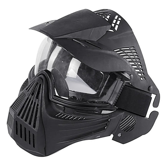 SINAIRSOFT Tactical Full Face Protective Safety Mask CS Helmet W/ Goggles