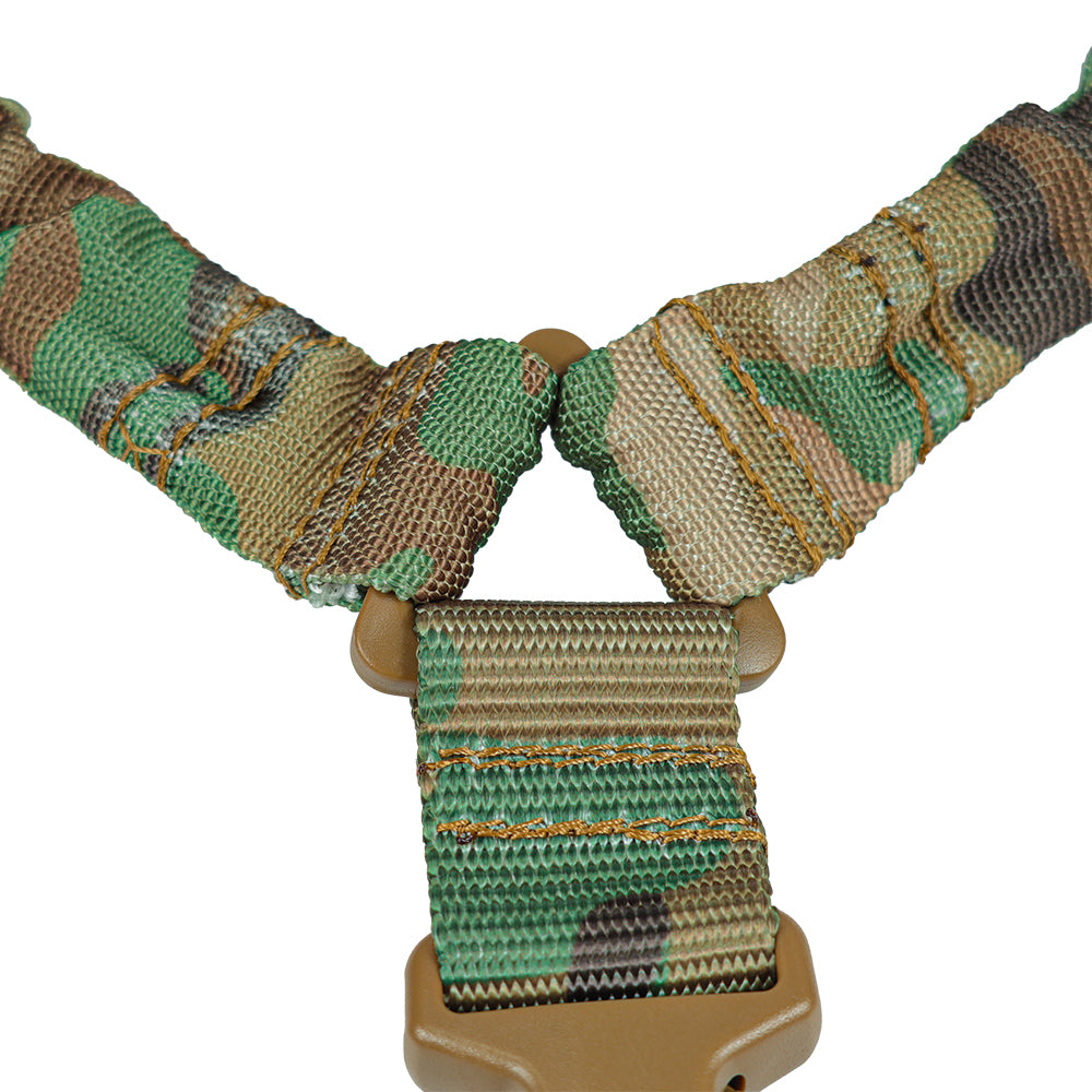SINAIRSOFT Tactical 1 One Single Point Rifle Sling Bungee Airsoft AEG Gun Strap