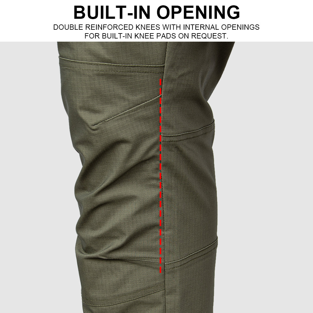 SINAIRSOFT Men's Tactical Work Pants 3D Cut Waterproof Adjustable Waist Conceal Pockets