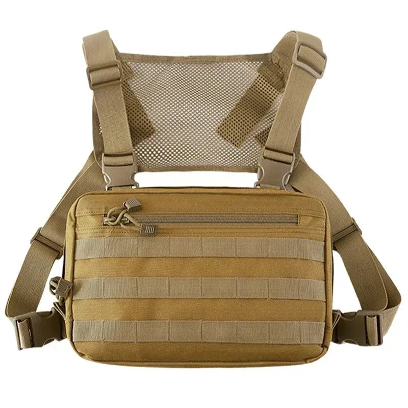 SINAIRSOFT Taktika Rekona Ilarsako Molle Poŝujo Brusta Platforma Sako Multcela EDC Portosakoj