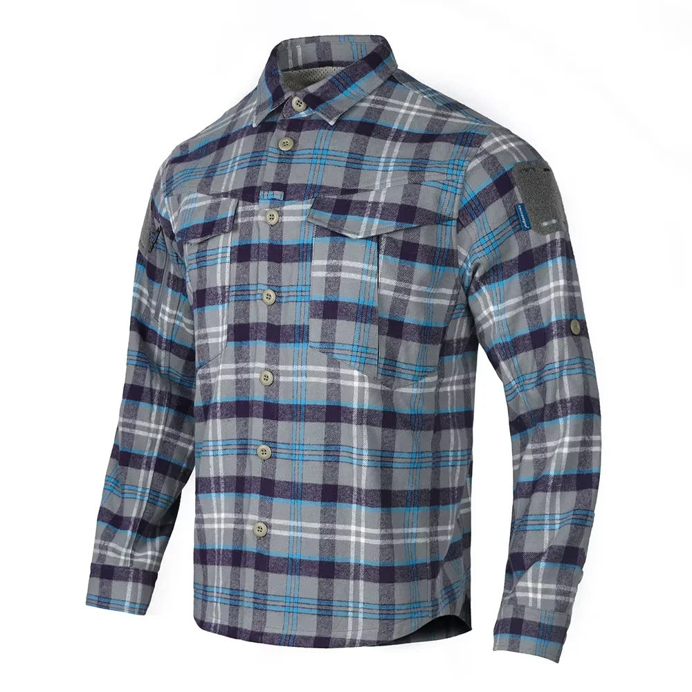 Emersongear Blue Label "Longicorn" Flannel Shirts Tactical Ergonomic T-shirts