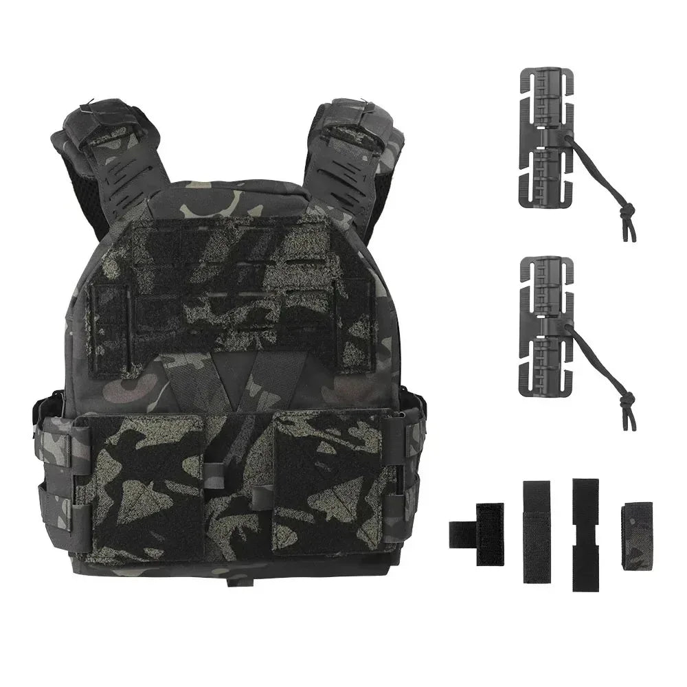 SINAIRSOFT KZ Platokamizolo Taktika Veŝto Rapida Liberigo Malaltprofila Molle-Veŝto