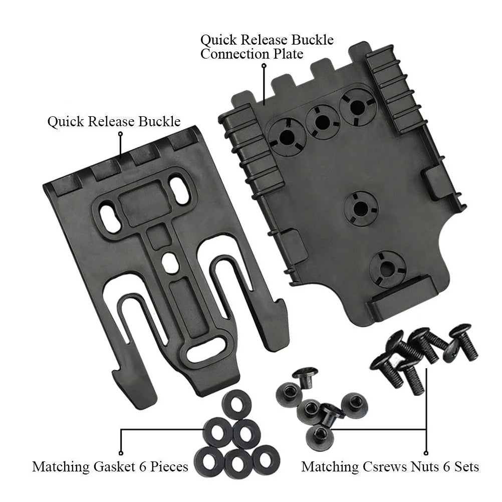 SINAIRSOFT Tactical Quick Release Locking System Kit Holster Adapter QLS Jagd Paintball