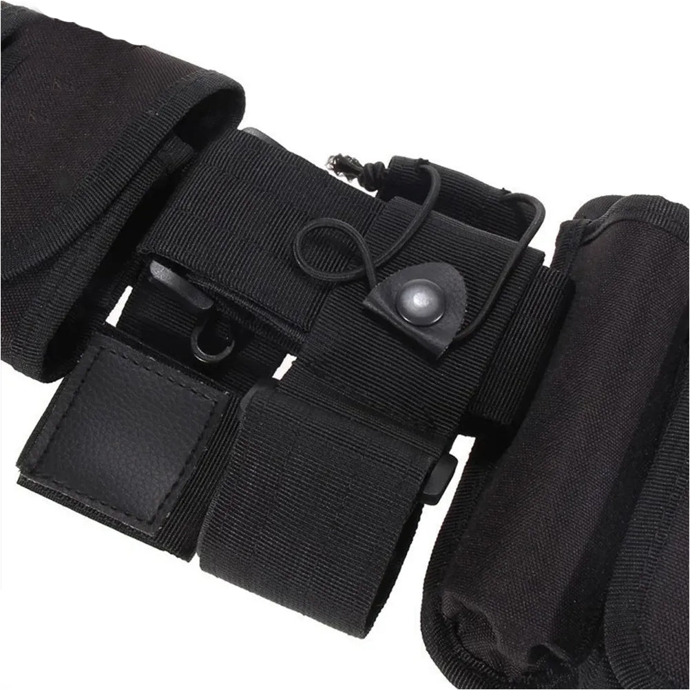 SINAIRSOFT Outdoor Men Belts Multi-function Tactical Belt Security Police Guard