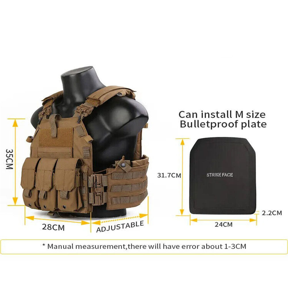 EMERSONGEAR Tactical 6094K Vest  Quick Release MOLLE w/ Magazine Pouch