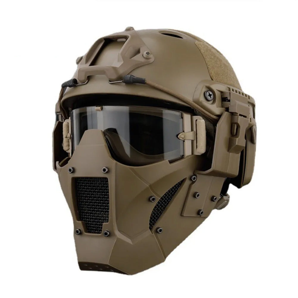 SINAIRSOFT Tactical Mesh Mask Half Face Mask Airsoft FAST Helmet Masks