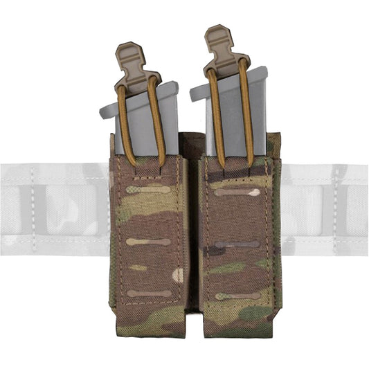 SINAIRSOFT Camo Dual 9mm Magazine Bag MOLLE Bag Tactical Vest  Storage Bag
