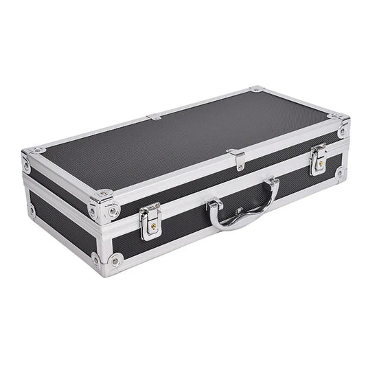 SINAIRSOFT Aluminum Alloy Tactical  Pistol Gun Case Padded Foam Carry Hand Tools  Box