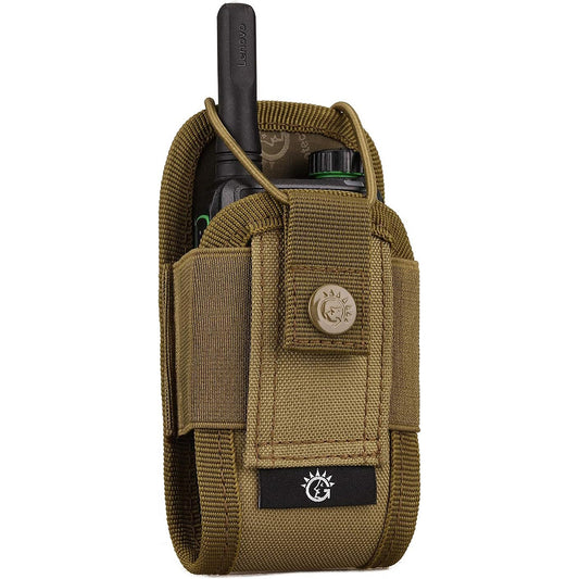 SINAIRSOFT Tactical Molle GPS Radio Pouch Police Security Walkie Talkie Bag