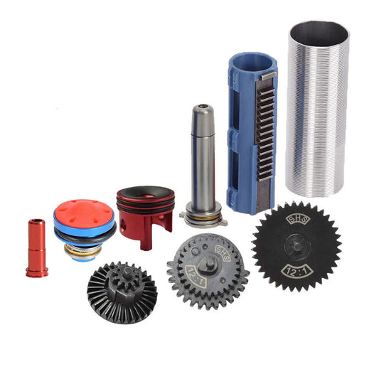 SINAIRSOFT 12:1 Gear Set 14 Teeth Piston Nozzle Cylinder Spring Guide Kit