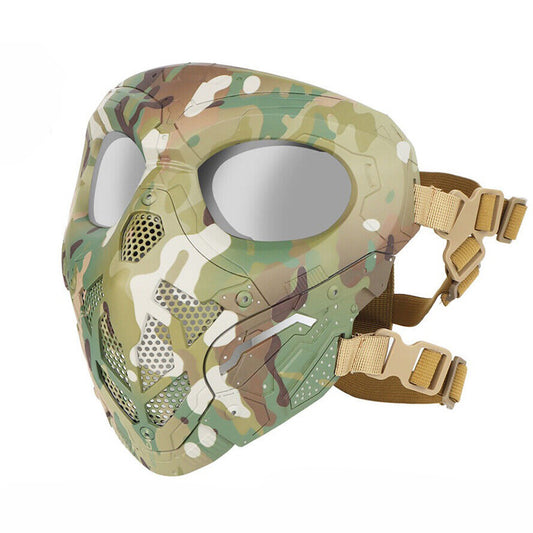 SINAIRSOFT Tactical Lurker Skull Mask Full Face Airsoft CS Protective Mask