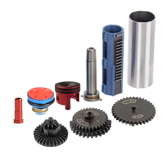 SINAIRSOFT 16:1 Gear Nozzle Cylinder Spring Guide 14Teeth Piston Kit
