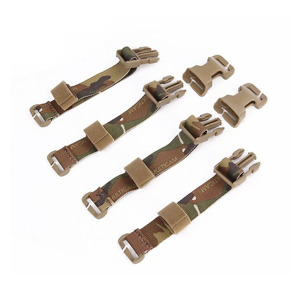 EMERSONGEAR Chest Rig Vest Adapter Kit Set MOLLE Strap Webbing w/ 1” Buckle Clips