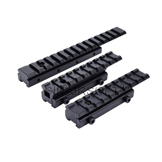 SINAIRSOFT Extend Scope Mount Dovetail 11mm to 20mm Rifle Weaver Picatinny Rail Adaper