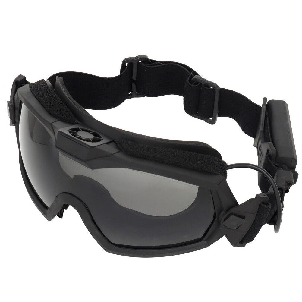 SINAIRSOFT Tactical Goggles Glasses Anti-Fog Anti-Shock Fan Eye Protect