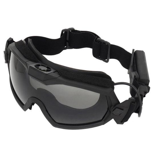 SINAIRSOFT Tactical Goggles Glasses Anti-Fog Anti-Shock Fan Eye Protect