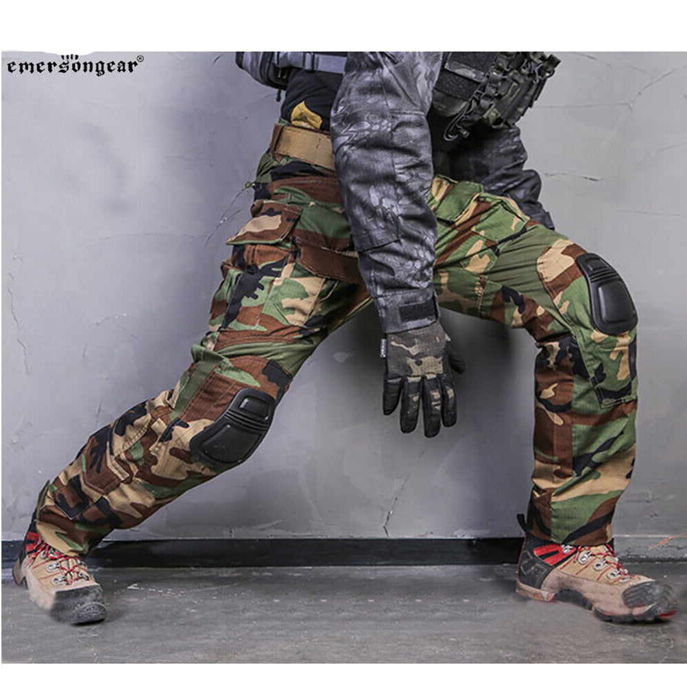 EMERSONGEAR Combat Gen3 G3 Pants + Knee Pad Tactical Assault BDU Trousers