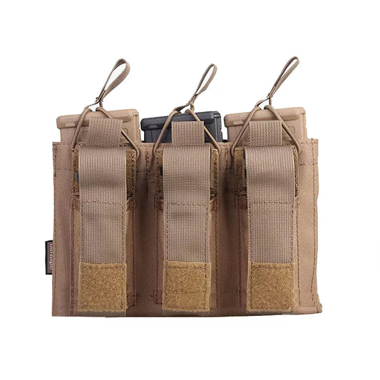 EMERSONGEAR Tactical Triple Open Top Molle Magazine Pouch