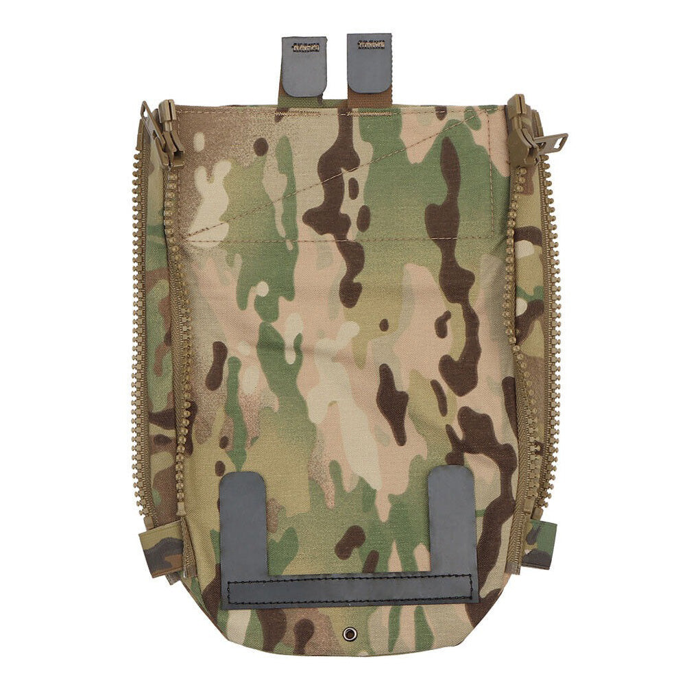 SINAIRSOFT Tactical Zipper Back pack Plate Carrier Bag Panel Hydration Pouch