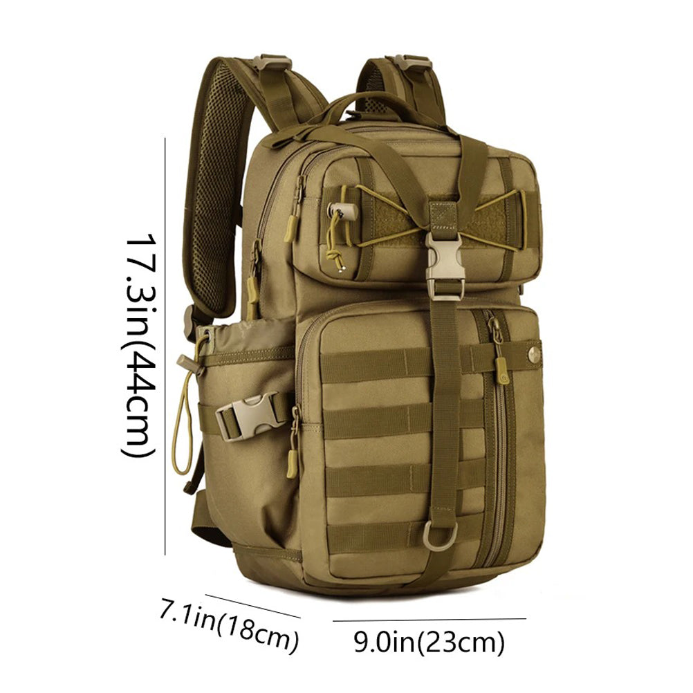 SINAIRSOFT 30L Tactical Backpack Molle Waterproof Assault Camping Trekking Rucksack