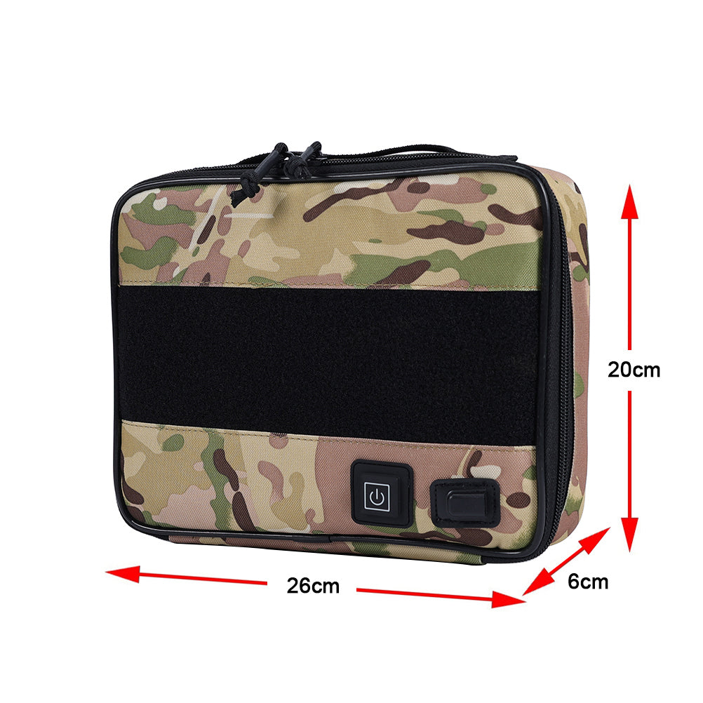 SINAIRSOFT Tactical Warmer Pouch Pistol Carry Bag IPSC Outdoor Hunting USB Power Bag