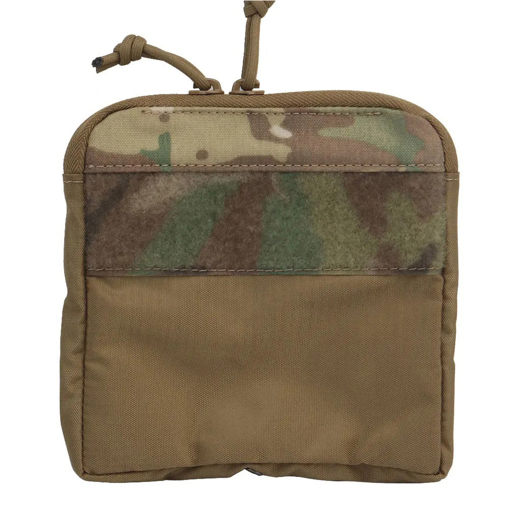 SINAIRSOFT Tactical Half Vest Slim Insert Bag Zipper Chest Front Panel Pouch Pack