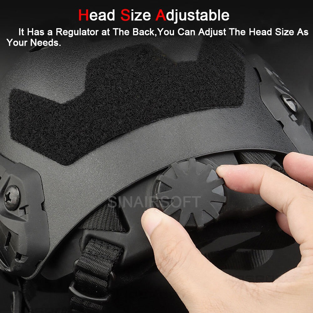 SINAIRSOFT Tactical Fast Helmet Inner Suspension System Portable