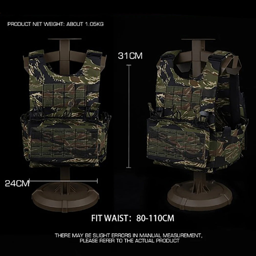 SINAIRSOFT Tactical SS Style LV119 Plate Carrier Set 2in1 Fast Switchable Chest Rig