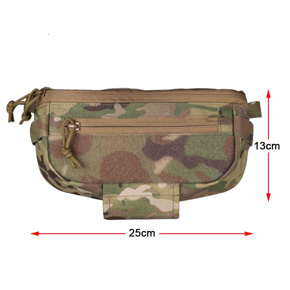 SINAIRSOFT Tactical Drop Pouch Dual Purpose Best Waist Pack Utility Bag for Chest Rig Vest