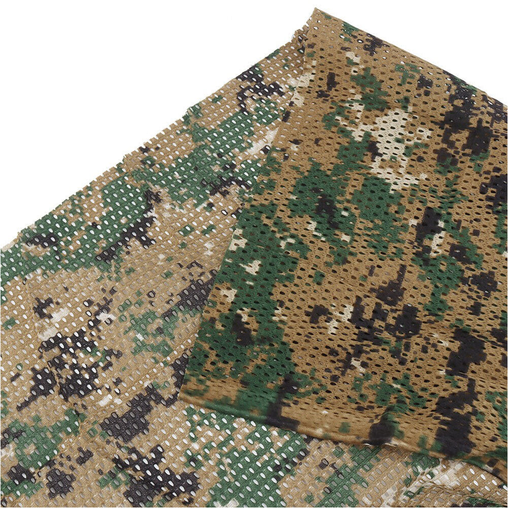 SINAIRSOFT Camo Burlap Camouflage Net Mesh for Hunting Sunshade Camping