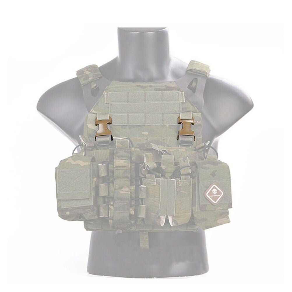 EMERSONGEAR Chest Rig Vest Adapter Kit Set MOLLE Strap Webbing w/ 1” Buckle Clips