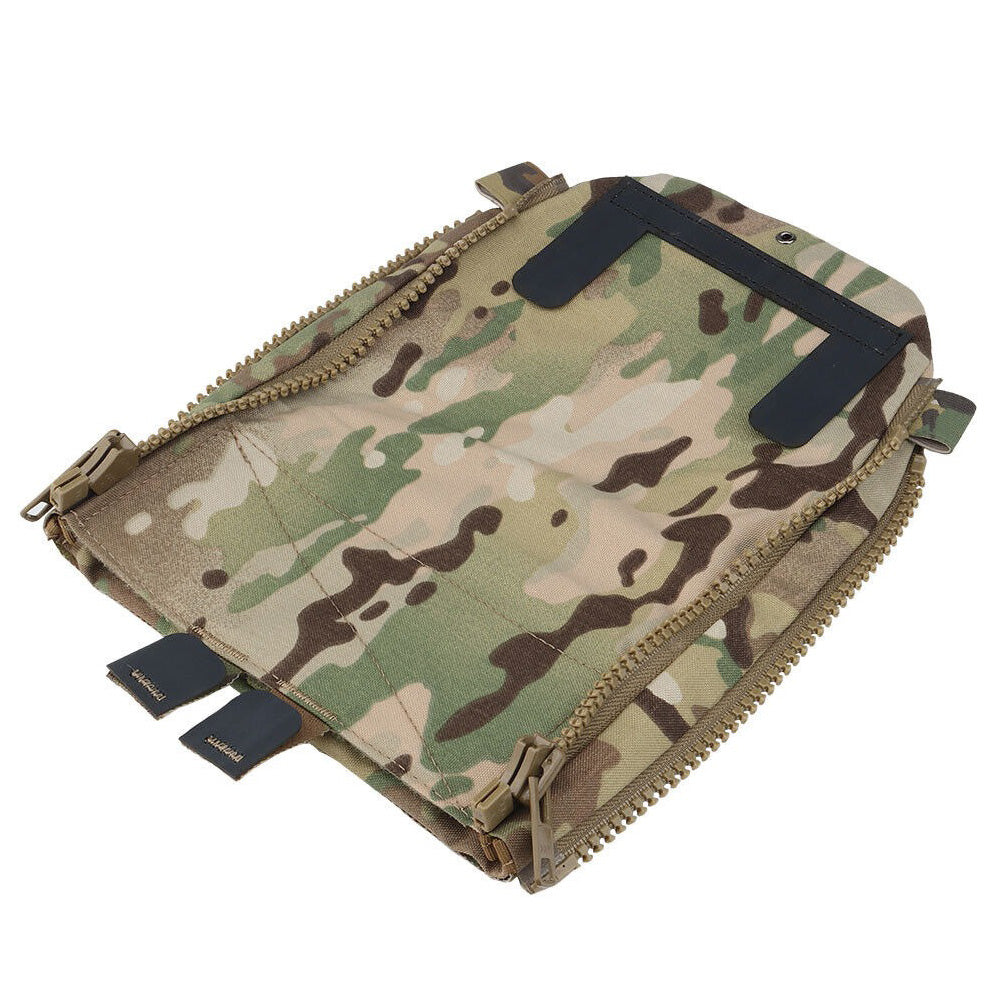 SINAIRSOFT Tactical Zipper Back pack Plate Carrier Bag Panel Hydration Pouch