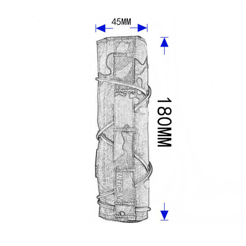 EMERSONGEAR 7"/18cm Suppressor Mirage Heat Cover Shield Protective Sleeve Muffler