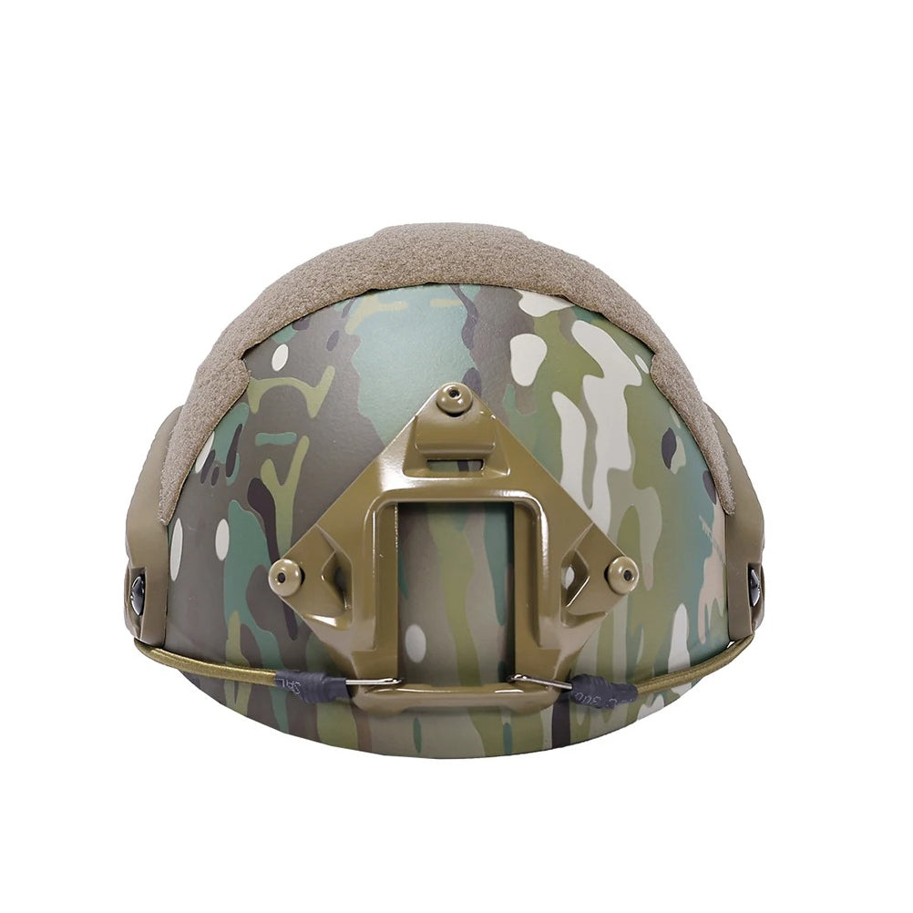 EMERSONGEAR Tactical Fast Helmet Airsoft MH Type Casque w/ NVG Shroud + Side Rail