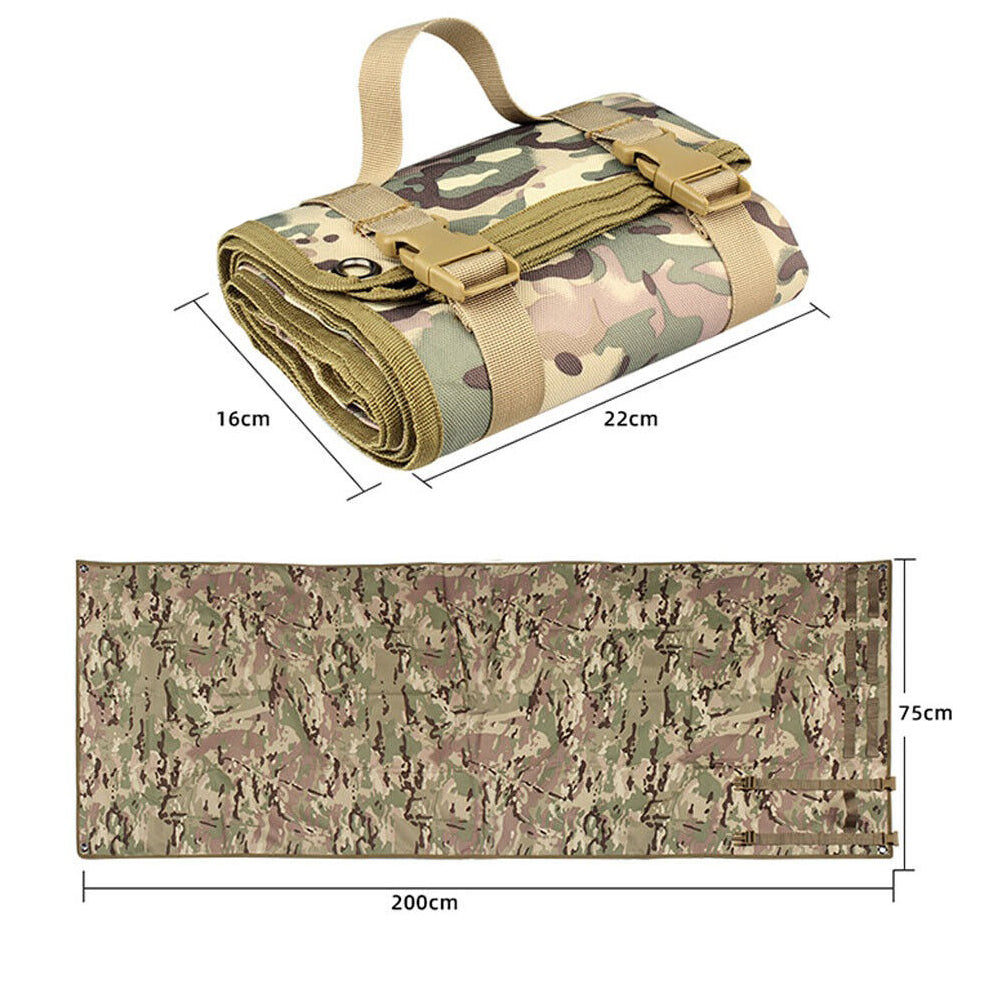 SINAIRSOFT Tactical Portable Hunting Roll Up Rifle Airsoft Shooting Camp Mat Waterproof Pad