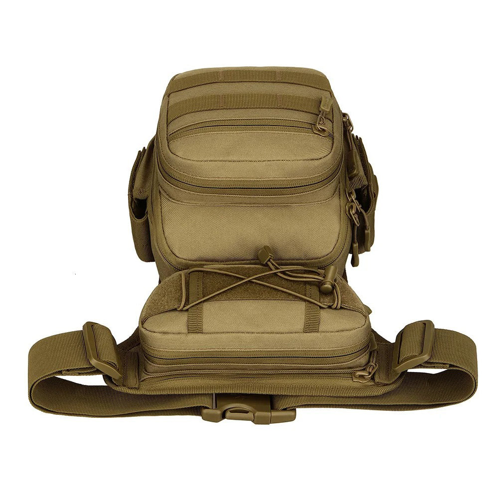 SINAIRSOFT Men Drop Leg Bag Tactical Molle Thigh Waist Fanny Pack Hiking