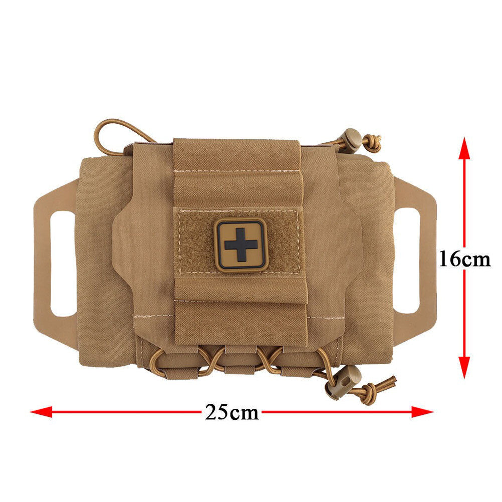 SINAIRSOFT Tactical First Aid Pouch Bag Two-piece Medical Carrier Emergency Pack