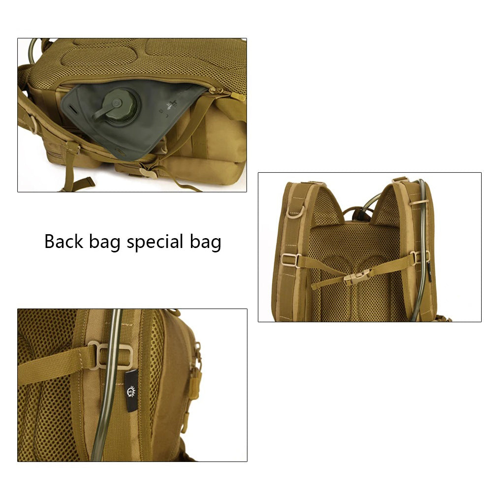 SINAIRSOFT 30L Tactical Backpack Molle Waterproof Assault Camping Trekking Rucksack