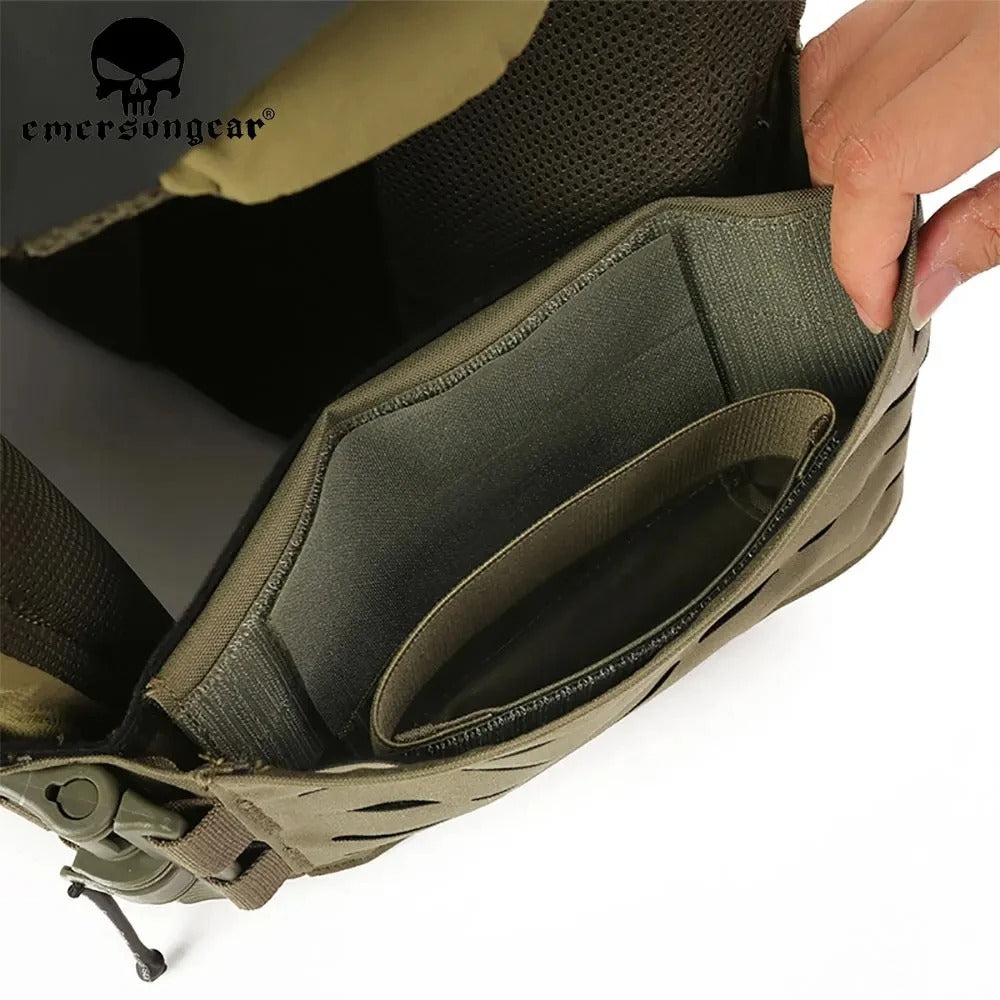 EMERSONGEAR Tactical Vest Lasercut Molle Laser Cut Plate Carrier