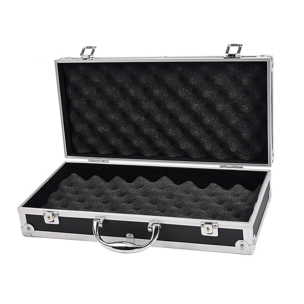 SINAIRSOFT Aluminum Alloy Tactical  Pistol Gun Case Padded Foam Carry Hand Tools  Box
