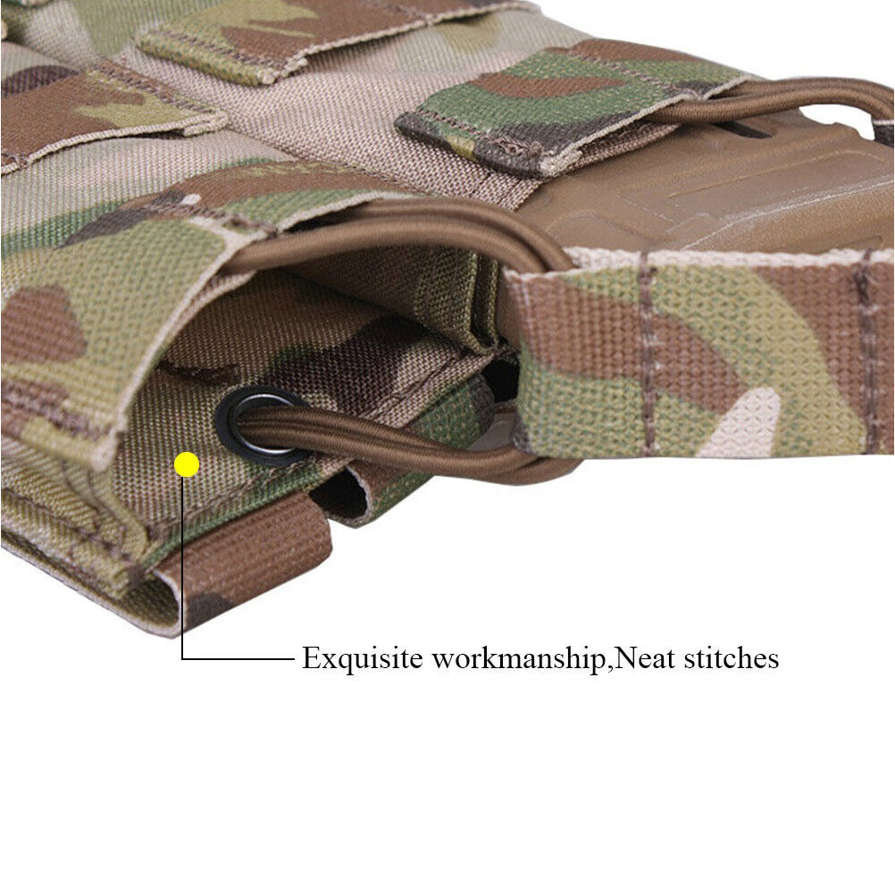 EMERSONGEAR Tactical Modular Double Open Top Magazine Pouch 5.56.223 MOLLE Rifle Mag
