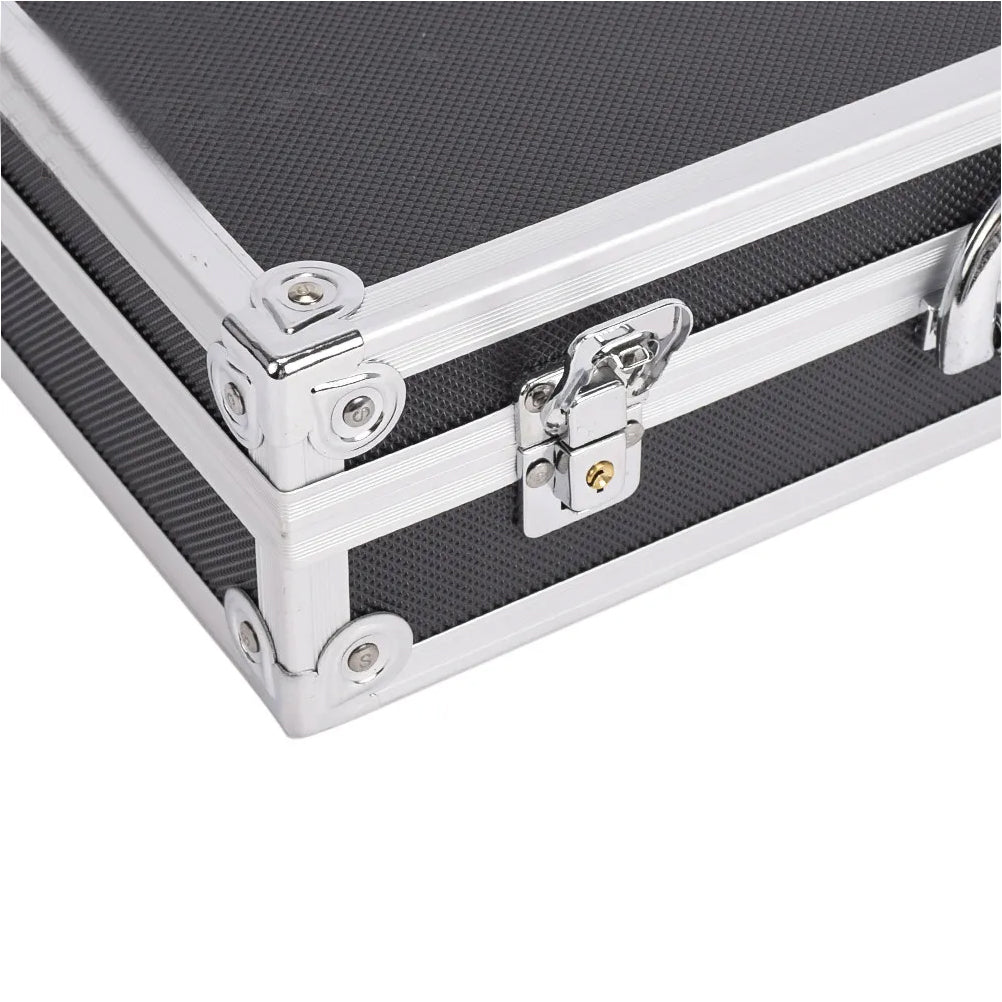 SINAIRSOFT Aluminum Alloy Tactical  Pistol Gun Case Padded Foam Carry Hand Tools  Box
