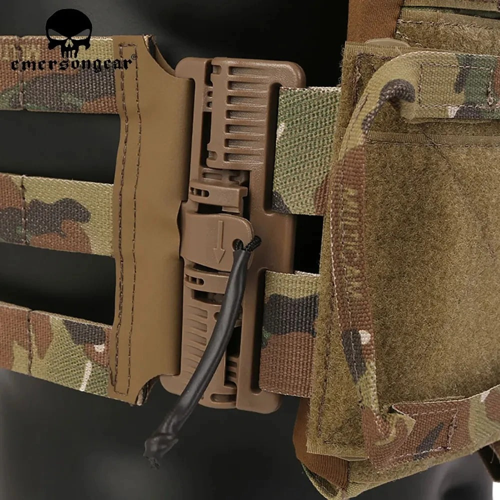 EMERSONGEAR Tactical Vest Lasercut Molle Laser Cut Plate Carrier