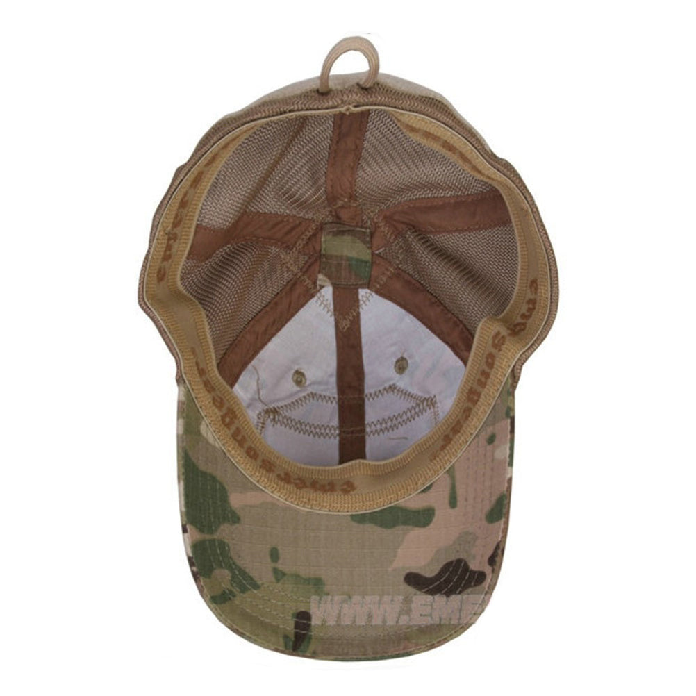 EMERSONGEAR Tactical Camouflage Mesh Baseball Cap Outdoor Sports Hiking Sun Hat