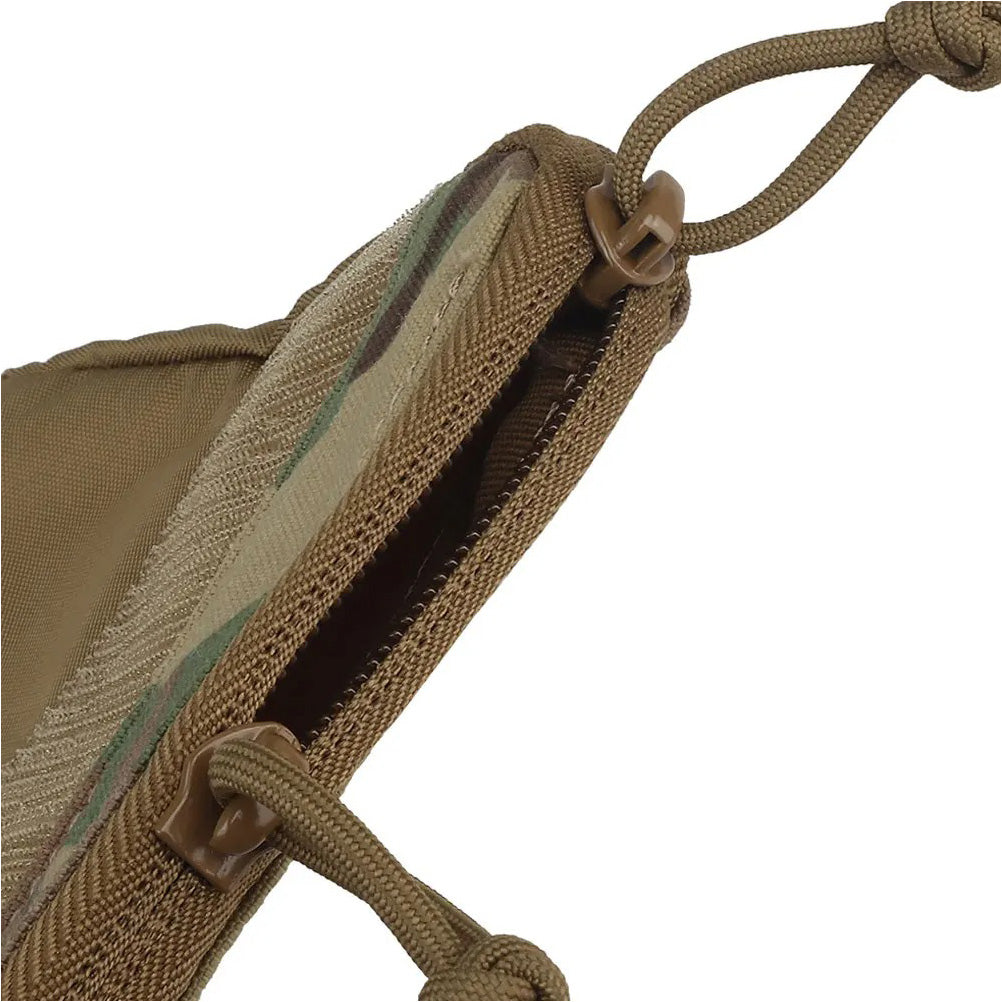 SINAIRSOFT Tactical Half Vest Slim Insert Bag Zipper Chest Front Panel Pouch Pack