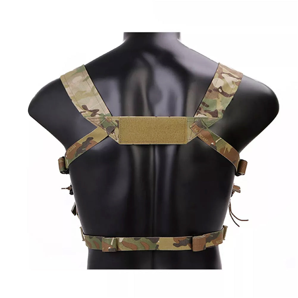 EMERSONGEAR Tactical Chest Rig MK3 Micro Fight Adjust Classic Carrier w/ 5.56 Pouch