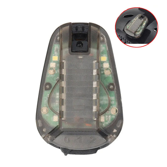 SINAIRSOFT Tactical Airsoft Red Green Manta Strobe Light Helmet Lamp Flash