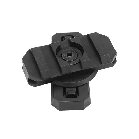 SINAIRSOFT Tactical Helmet Side Rail Flashlight Mount Adapter 360 Degree Rotat