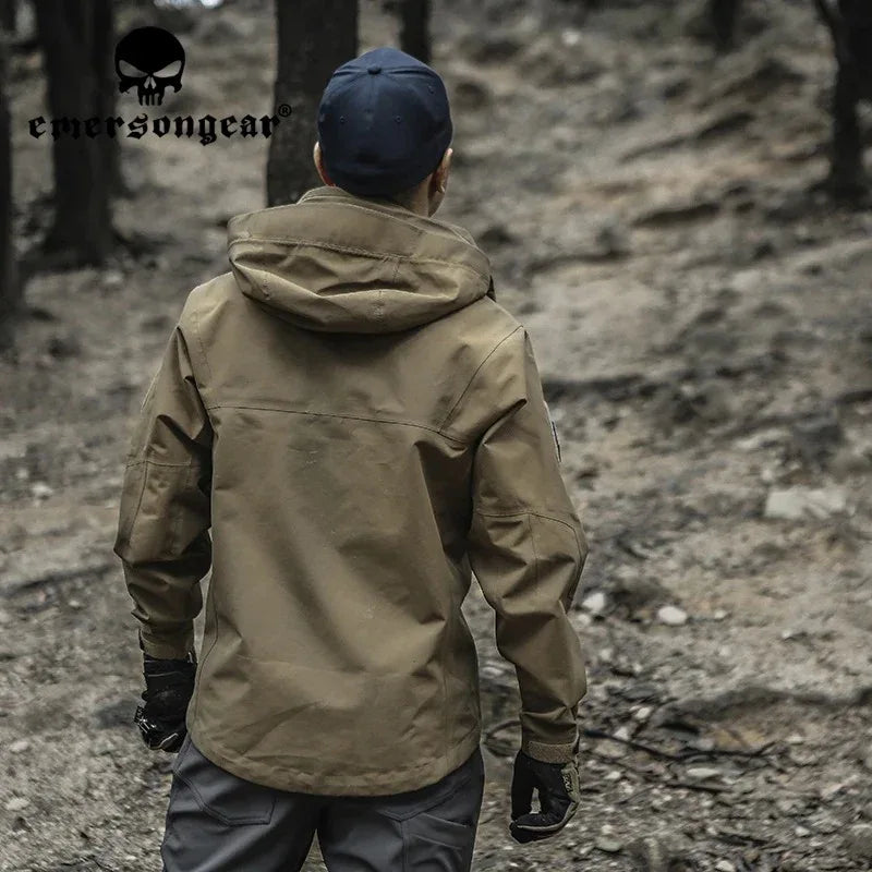 EMERSONGEAR Blua Etikedo Brambles Taktika Atako-Kostumo Jako Batal-Mantelo